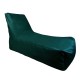 Ξαπλώστρα Πουφ με πλάτη | Αδιάβροχη | 140x65x80x33 | Πράσινο Καραβόπανο