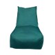 Πολυθρόνα Πουφ | Αδιάβροχη | 90x65x90x33  | Πετρόλ Δερματίνη