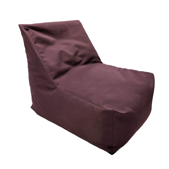 Πουφ Junior Πολυθρονάκι | Αδιάβροχο | 75x67x57x30  | Καφέ Δερματίνη