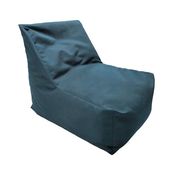 Πουφ Junior Πολυθρονάκι | Αδιάβροχο  75x67x57x30  | Πετρόλ Δερματίνη