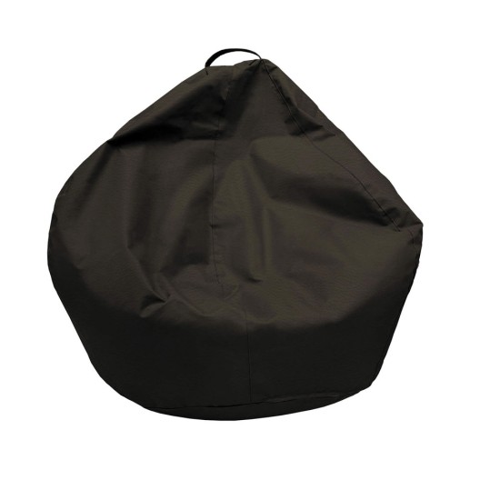 Πουφ Αχλάδι Πολυθρόνα | Αδιάβροχo | Φ100x80 | Καρυδί Δερματίνη