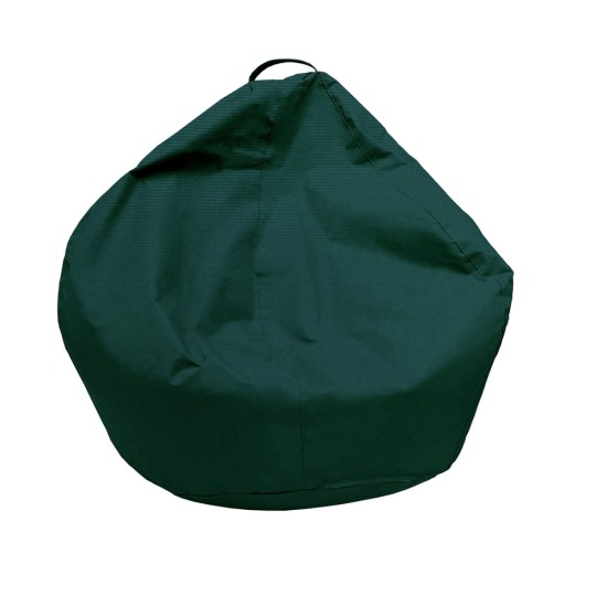 Πουφ Αχλάδι Πολυθρόνα | Αδιάβροχο | Φ100x80 | Πράσινο Καραβόπανο