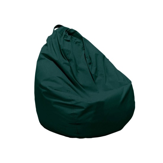 Πουφ Αχλάδι Μικρό | Αδιάβροχo | Φ70x70 | Πράσινο Καραβόπανο