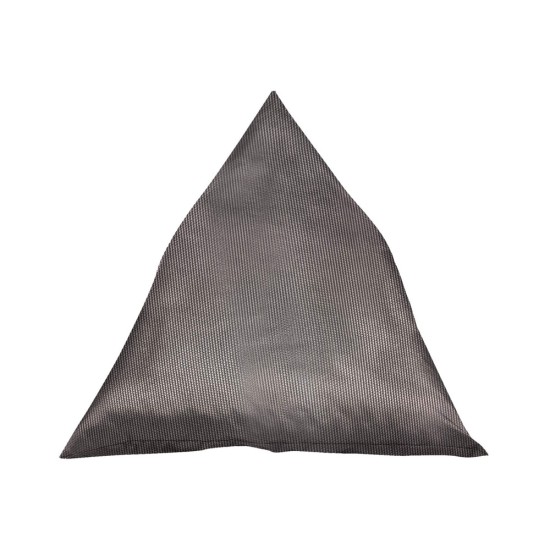 Ξαπλώστρα Πουφ με Μύτη | Αδιάβροχη | 135x90x90x25 | Γκρι Καραβόπανο