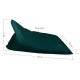 Ξαπλώστρα Πουφ με Μύτη | Αδιάβροχη | 135x90x90x25 | Πράσινο Καραβόπανο