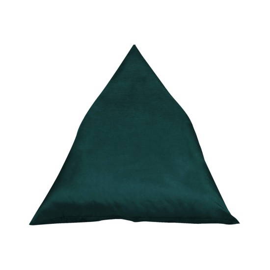 Ξαπλώστρα Πουφ με Μύτη | Αδιάβροχη | 135x90x90x25 | Πράσινο Καραβόπανο