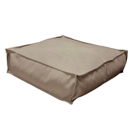 Πουφ Τετράγωνο| Αδιάβροχo | 65x65x20 | Ζαχαρί Δερματίνη