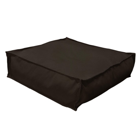 Πουφ Τετράγωνο| Αδιάβροχo | 65x65x20 | Καρυδί Δερματίνη