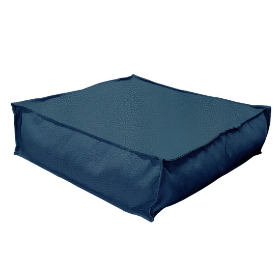 Πουφ Τετράγωνο| Αδιάβροχo | 65x65x20 | Ραφ Δερματίνη