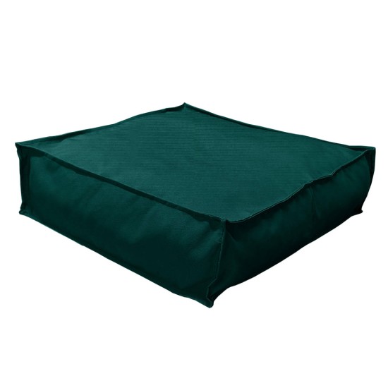 Πουφ Τετράγωνο| Αδιάβροχo | 65x65x20 | Πράσινο Καραβόπανο