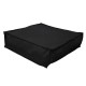 Pouf square | Waterproof | 65x65x20 | Black Umbrella Fabric