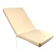 Στρώμα sezlong 124x60x6cm δερματίνη - ζαχαρί