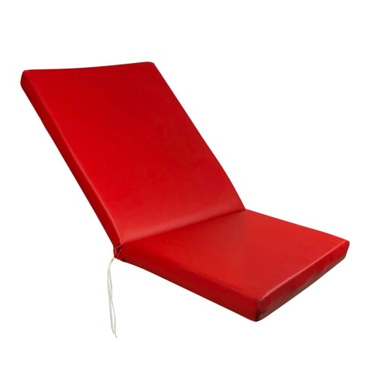 Στρώμα sezlong 124x60x6cm δερματίνη - κόκκινο της ferrari