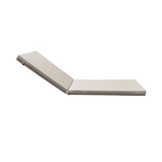 Στρώμα ξαπλώστρας 195x60x8cm δερματίνη καπιτονέ - γκρι ελεφαντί Στρώμα ξαπλώστρας 195x60x8cm δερματίνη καπιτονέ - γκρι ελεφαντί