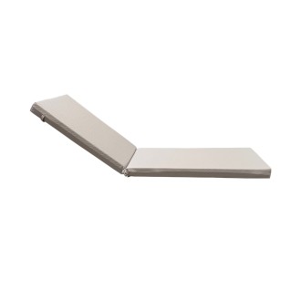 Στρώμα ξαπλώστρας 195x60x10cm δερματίνη καπιτονέ - γκρι ελεφαντί Στρώμα ξαπλώστρας 195x60x10cm δερματίνη καπιτονέ - γκρι ελεφαντί