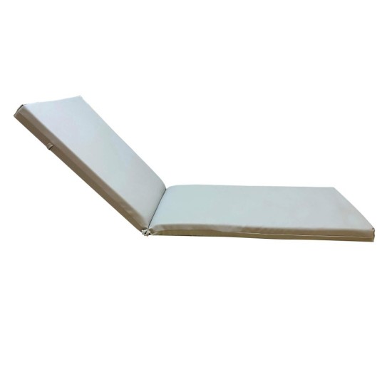 Sezlong mattress 124x60x8cm leatherette - Ferrari Red