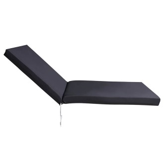 Sezlong mattress 124x60x12cm leatherette - grey
