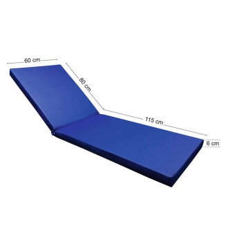 Στρώμα ξαπλώστρας 195x60x6cm μπλε ομπρελόπανο Στρώμα ξαπλώστρας 195x60x6cm μπλε ομπρελόπανο