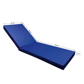 Στρώμα ξαπλώστρας 195x60x14cm μπλε ομπρελόπανο Στρώμα ξαπλώστρας 195x60x14cm μπλε ομπρελόπανο