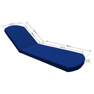 Στρώμα Ξαπλώστρας 215x67x8cm 70067 Ομπρελόπανο μπλε