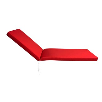 Sunbed mattress 195x60x6cm red