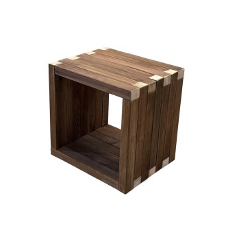 Ξύλινο τραπέζι παραλίας / κήπου 40x32,5x40cm