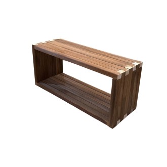 Ξύλινο Τραπέζι παραλίας / κήπου 90x32,5x40cm