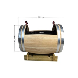 Planter - Barrel 36.5x55cm