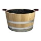 Flowerpot - Barrel half 16.5x22cm