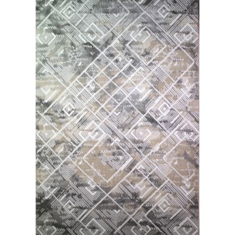 Χαλί Premium Venice 80010 - Polyester 100% -  CREAM / GREY Χαλί Premium Venice 80010 - Polyester 100% -  CREAM / GREY