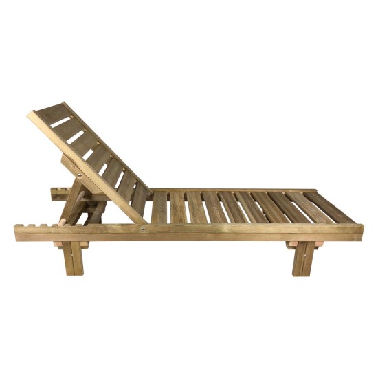 Wooden beach sunbeds professional - TESIAS