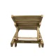Wooden beach sunbeds professional - TESIAS