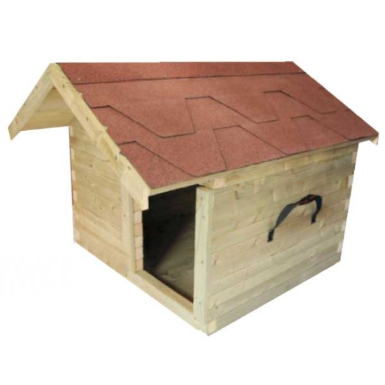 Ξύλινο σπιτάκι σκύλου - 80x70xY85cm - Royal