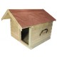 Ξύλινο σπιτάκι σκύλου - 80x70xY85cm - Royal