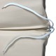 Cover for deckchair mattress 8cm sugar leatherette